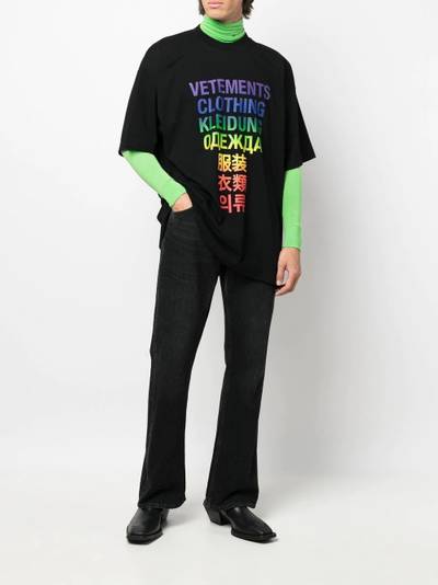 VETEMENTS graphic-print cotton T-Shirt outlook