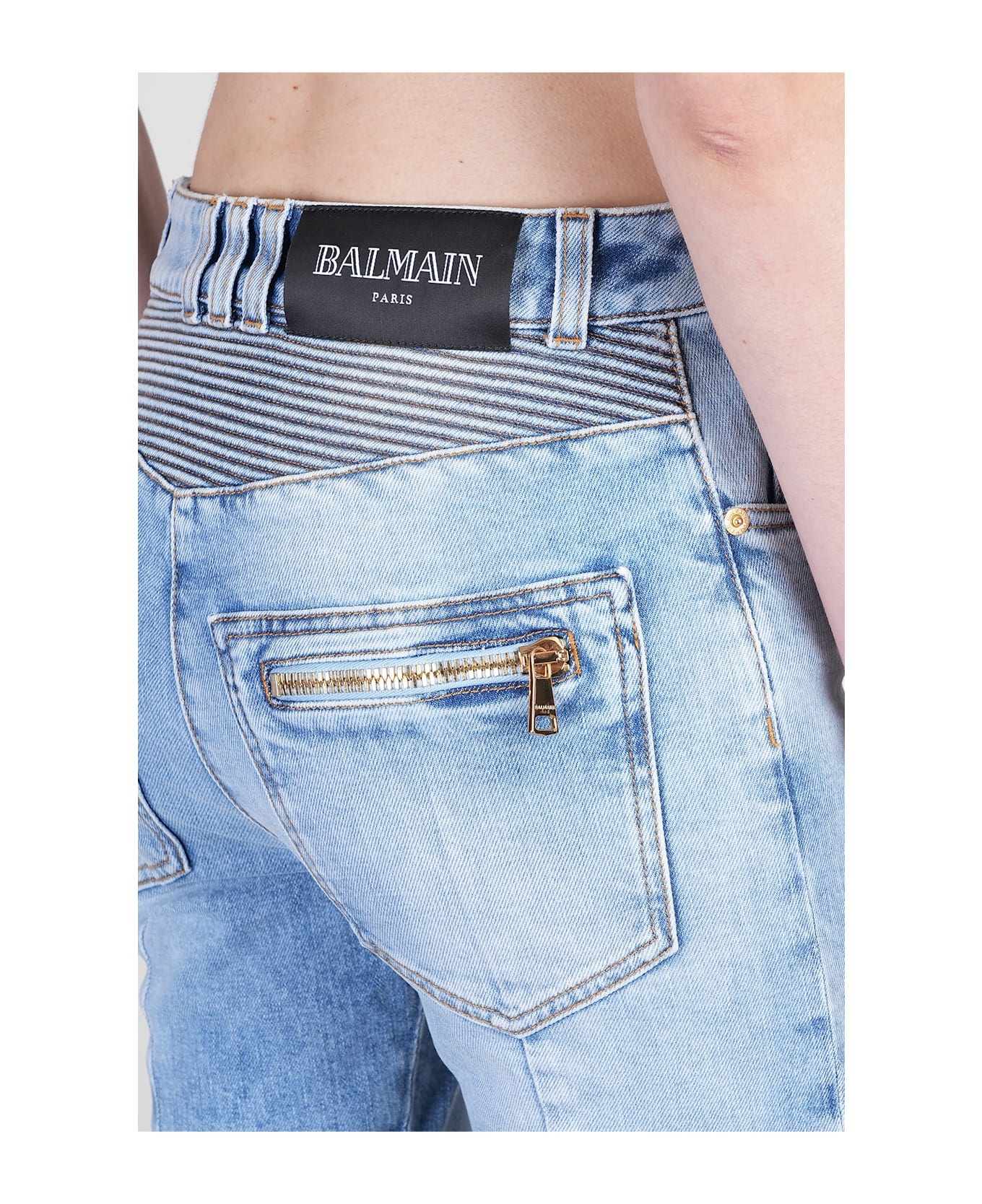 Jeans In Blue Cotton - 5