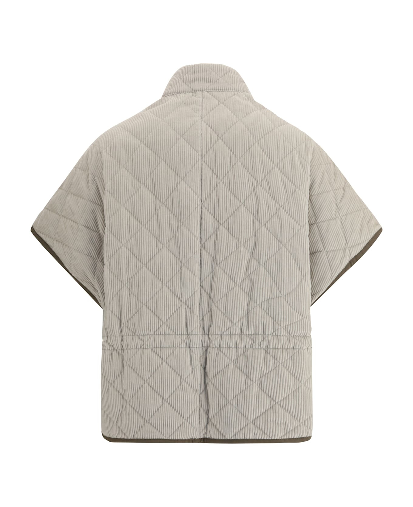 Corduroy Quilted Jacket - 2