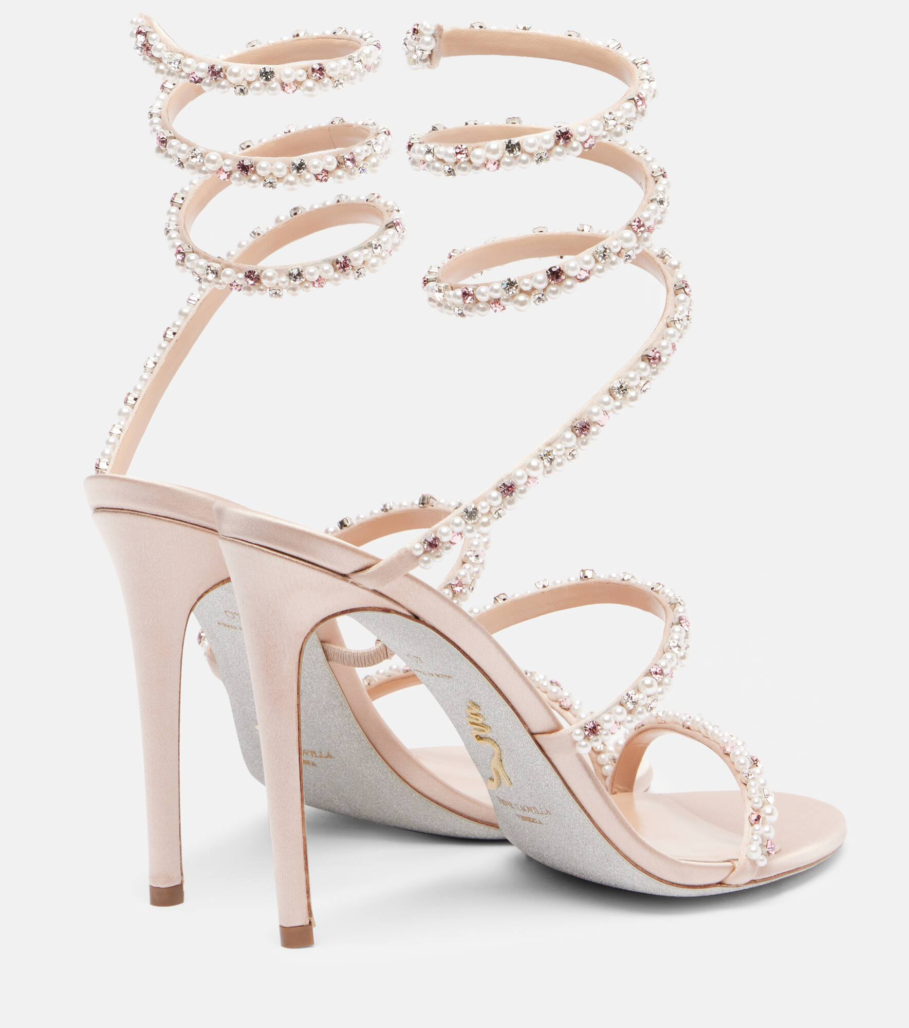 Cleo 105 embellished satin sandals - 2