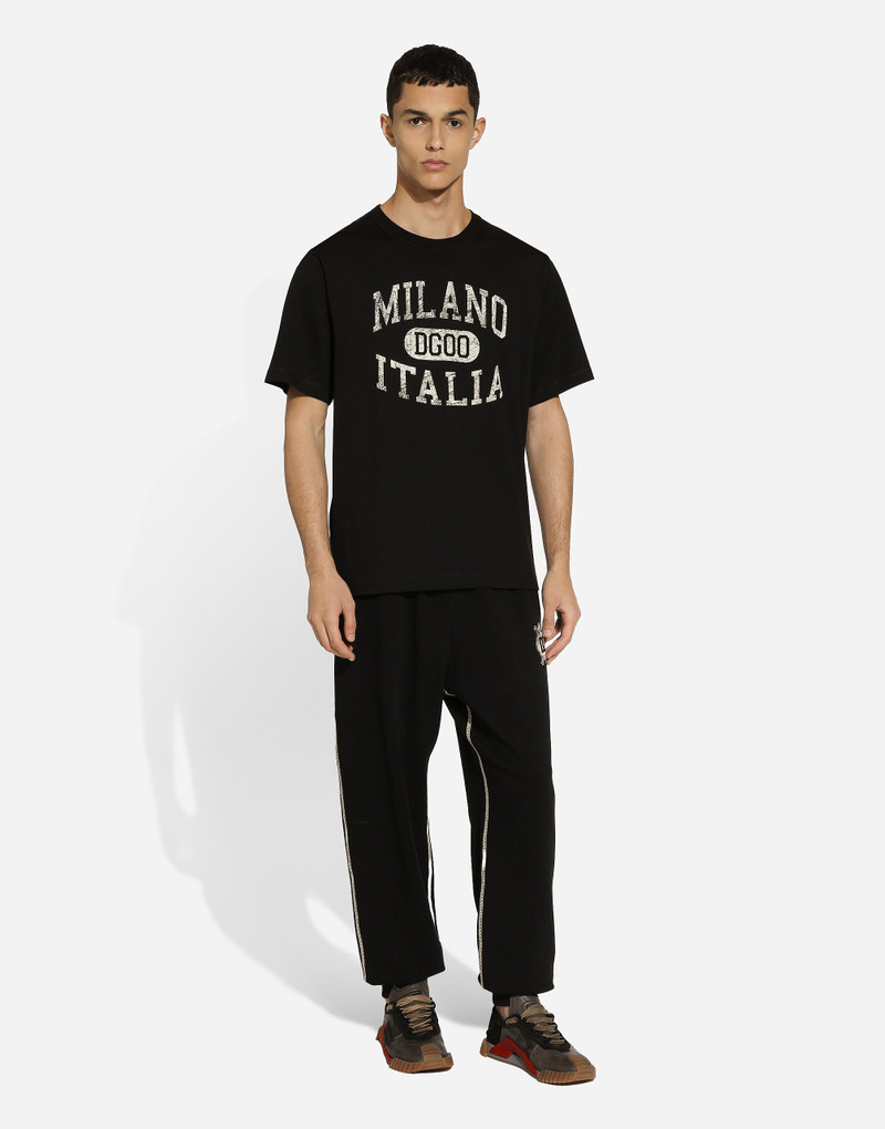 Dolce & Gabbana Cotton T-shirt with DG logo print outlook