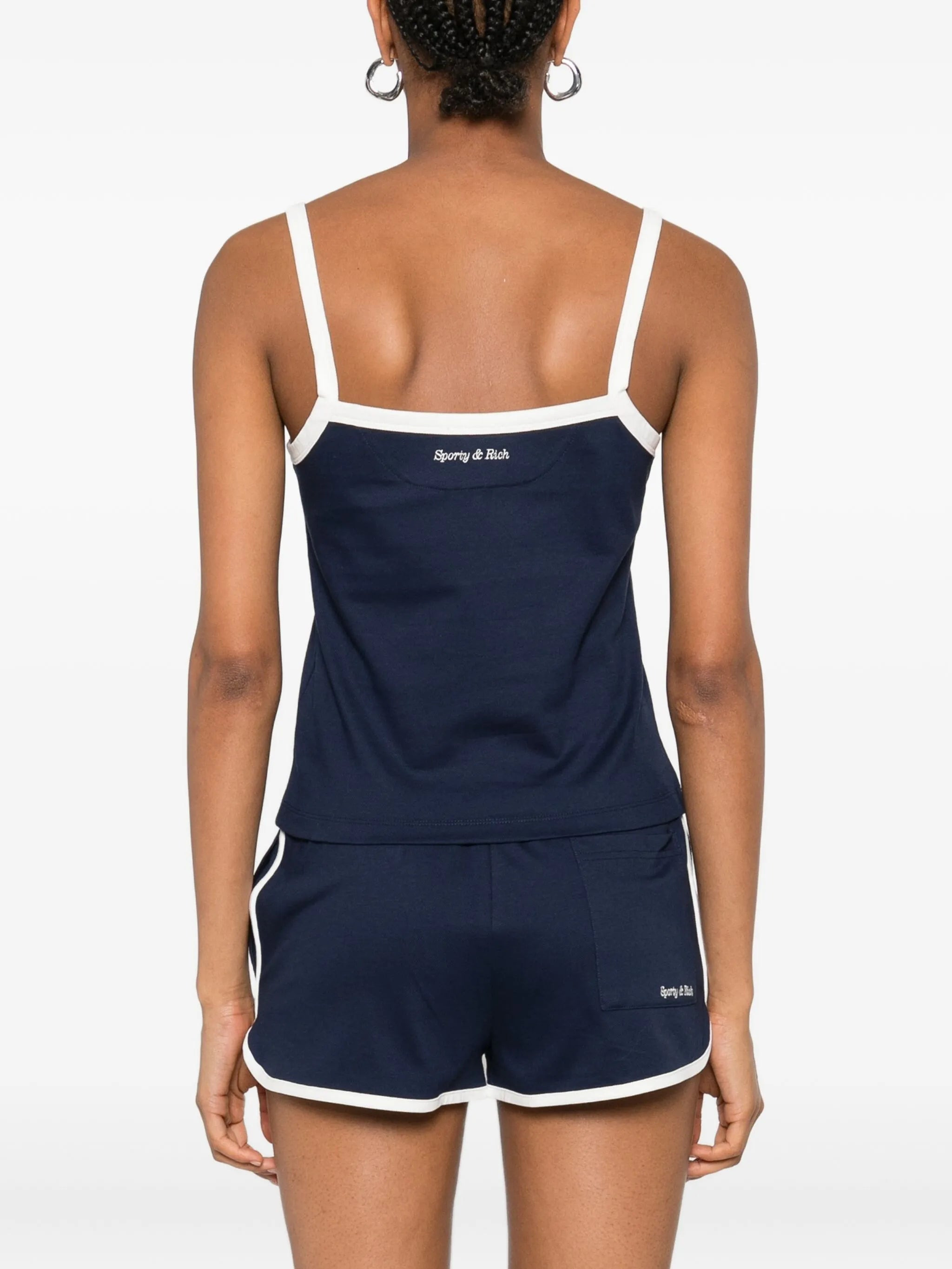 Sporty & Rich Logo-detail Cami Top - 4