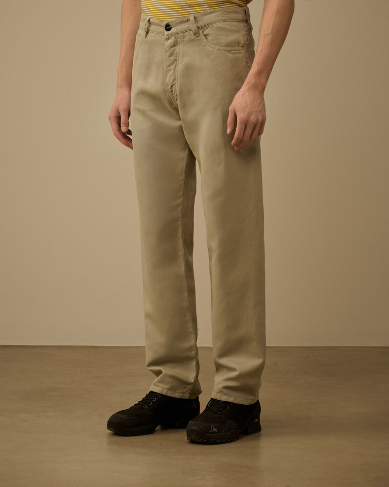 Cotton/Linen Five Pocket Pants 3