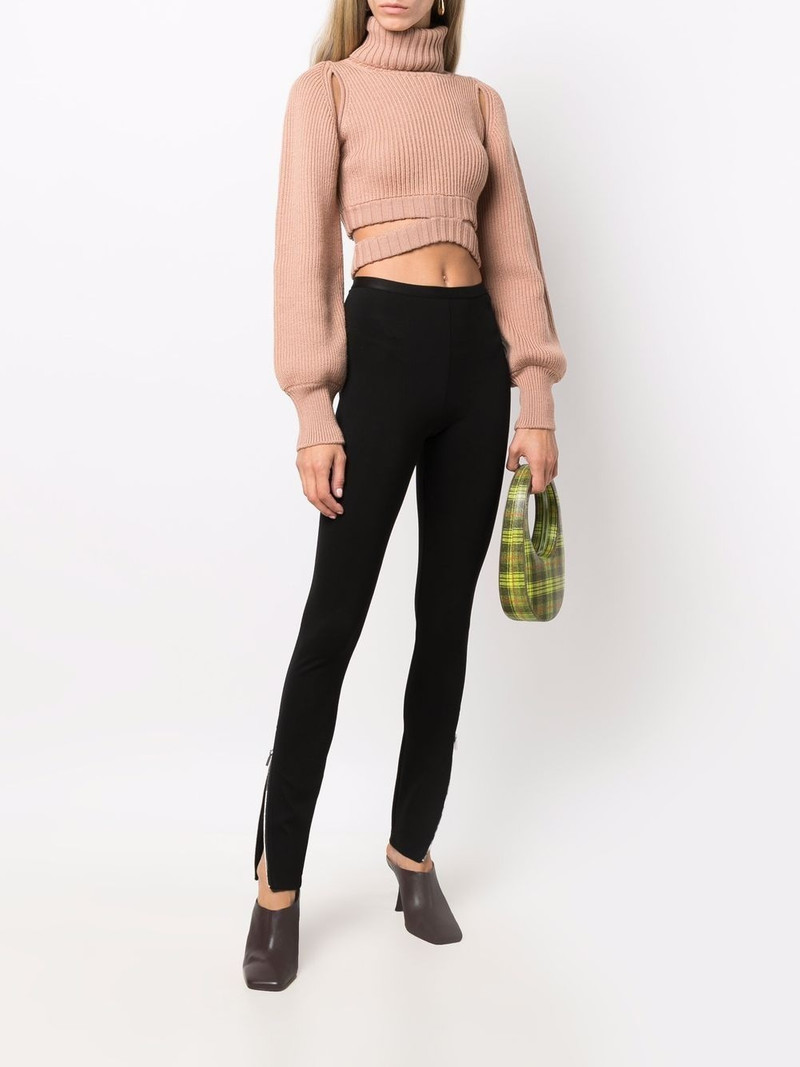 ANDREĀDAMO ribbed-knit roll-neck jumper outlook