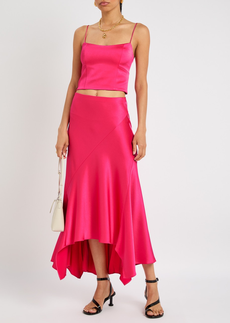 Alice + Olivia Saylor Bustier Satin top - 4