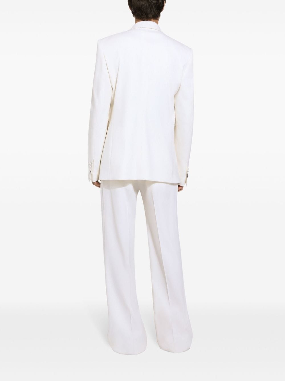 straight-leg tailored trousers - 4