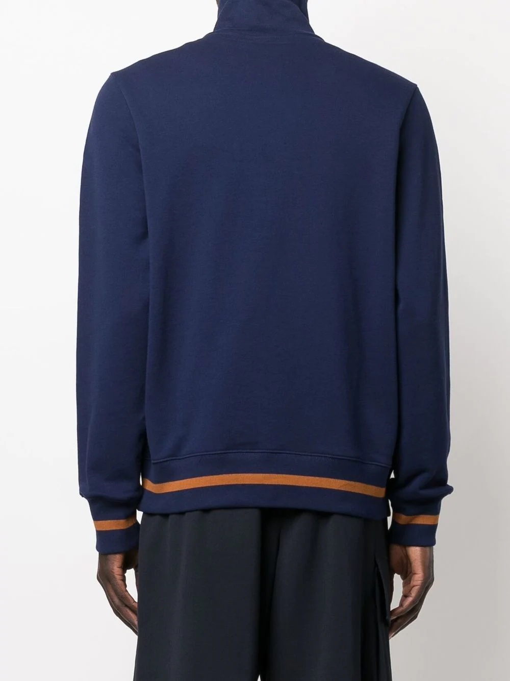 high-neck 'Happy' sweatshirt - 4