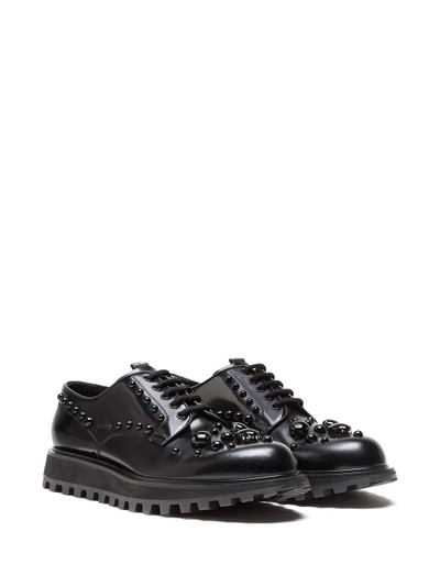 Dolce & Gabbana bejewelled commando-sole brogues outlook