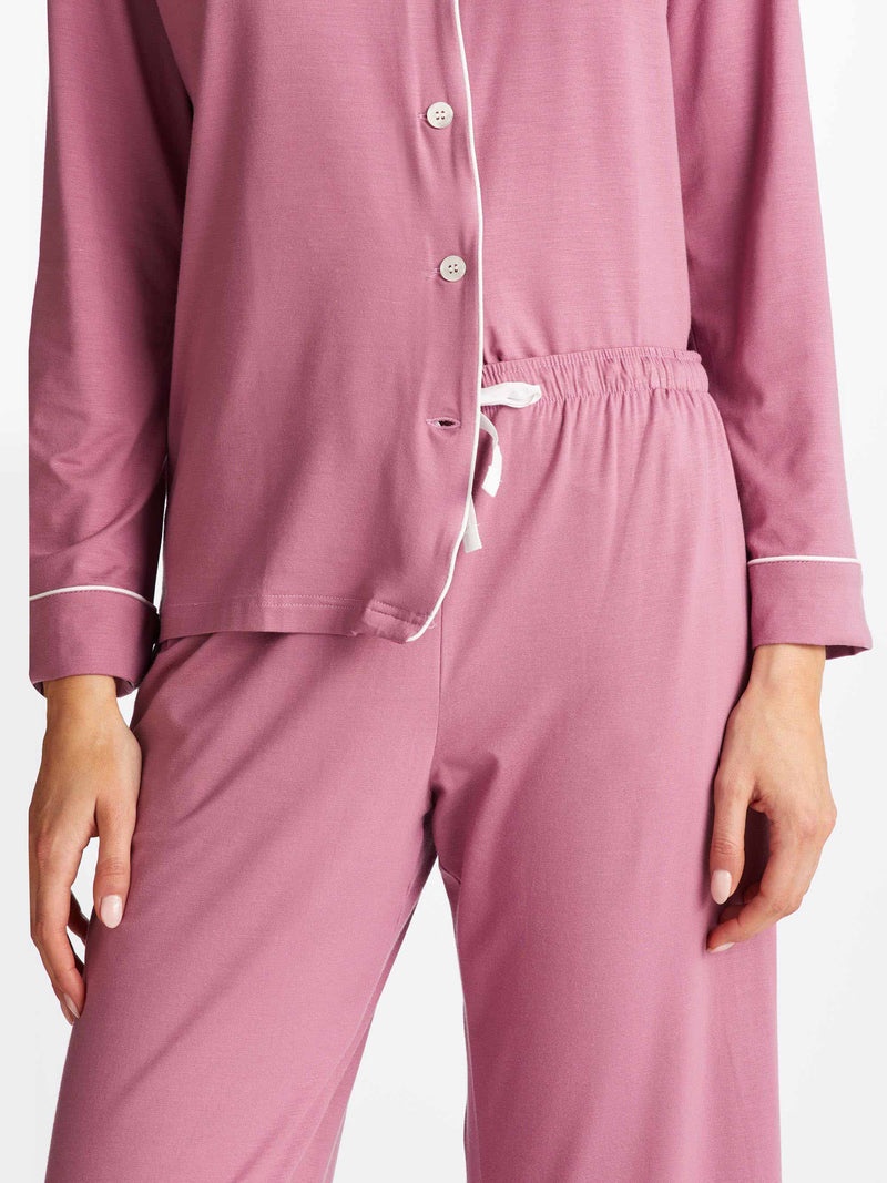 Women's Pajamas Lara Micro Modal Stretch Orchid Purple - 5