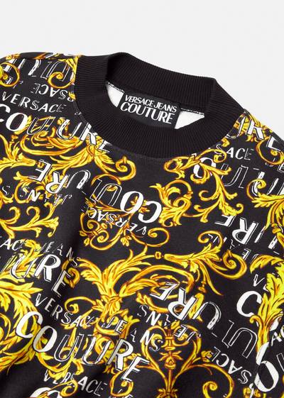 VERSACE JEANS COUTURE Logo Couture Crop Sweatshirt outlook