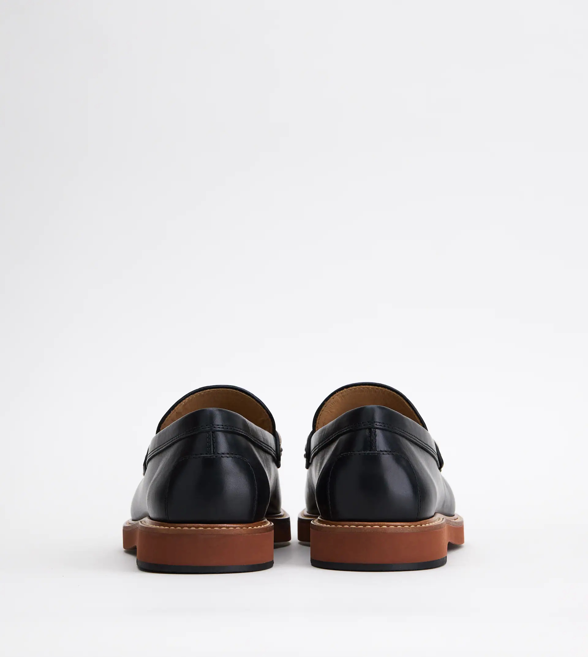 LOAFERS IN LEATHER - BLACK - 3