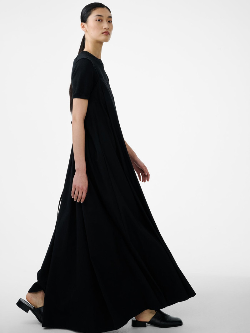 Black Danae Midi Dress 4