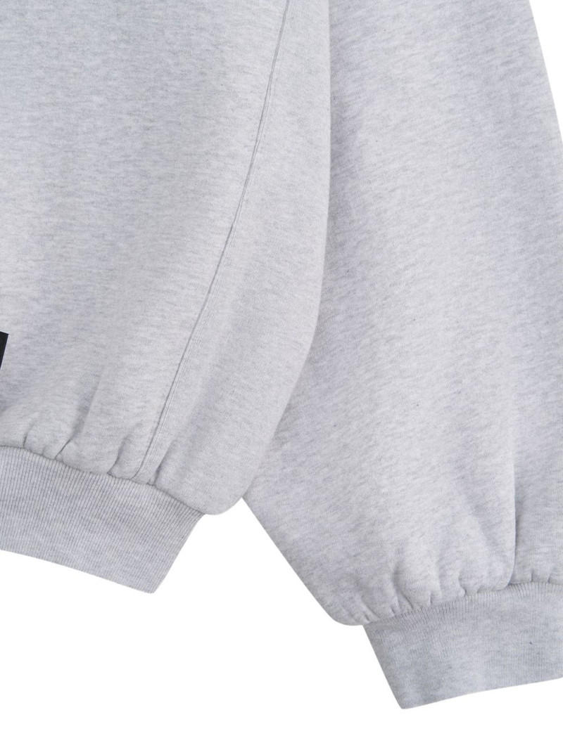 waffle-lined zip-up hoodie 3