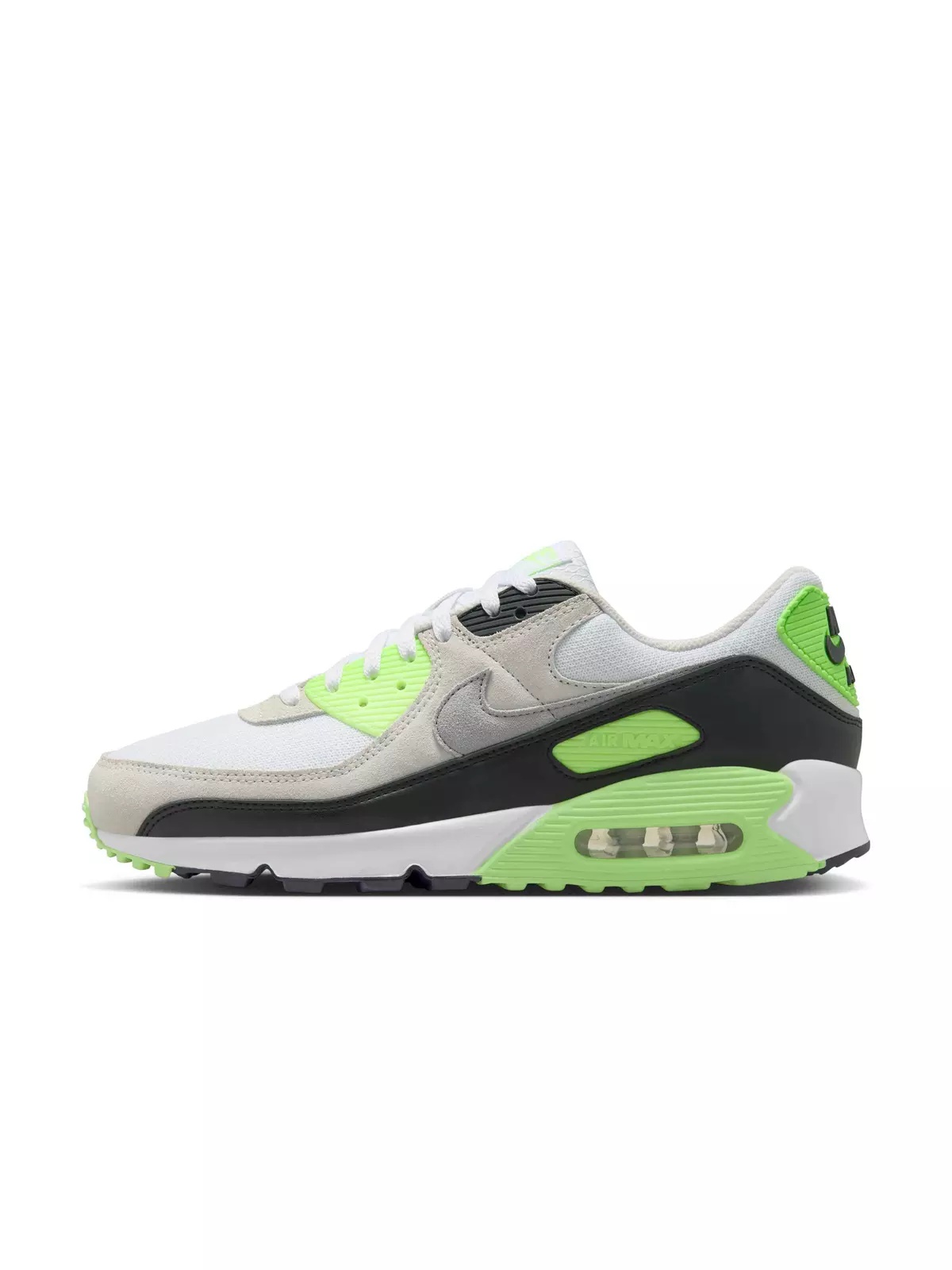 Air Max 90 "White/Light Bone/Neutral Olive/Cave Stone" Men's Shoe - 2