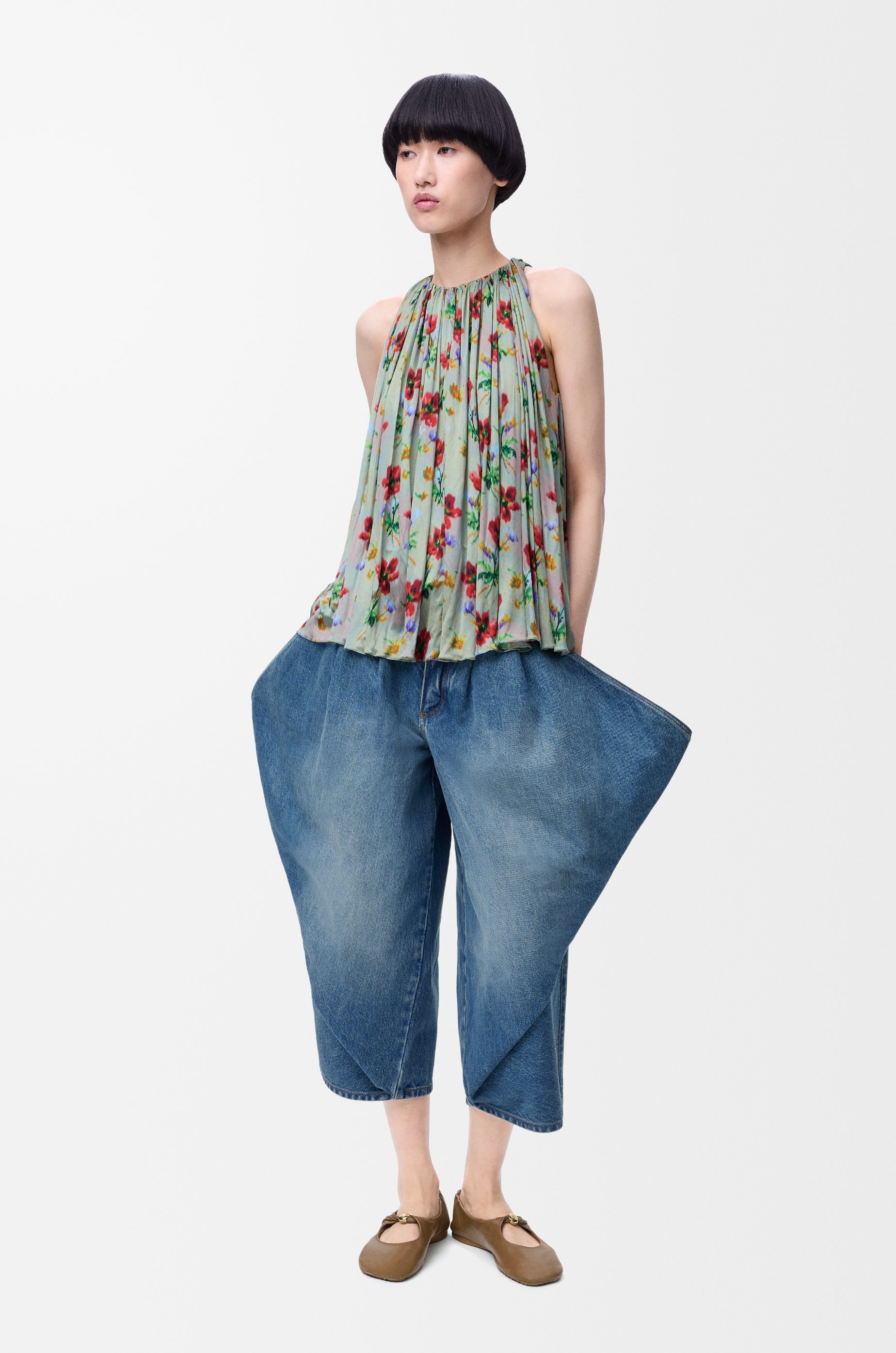 Trousers in denim - 2
