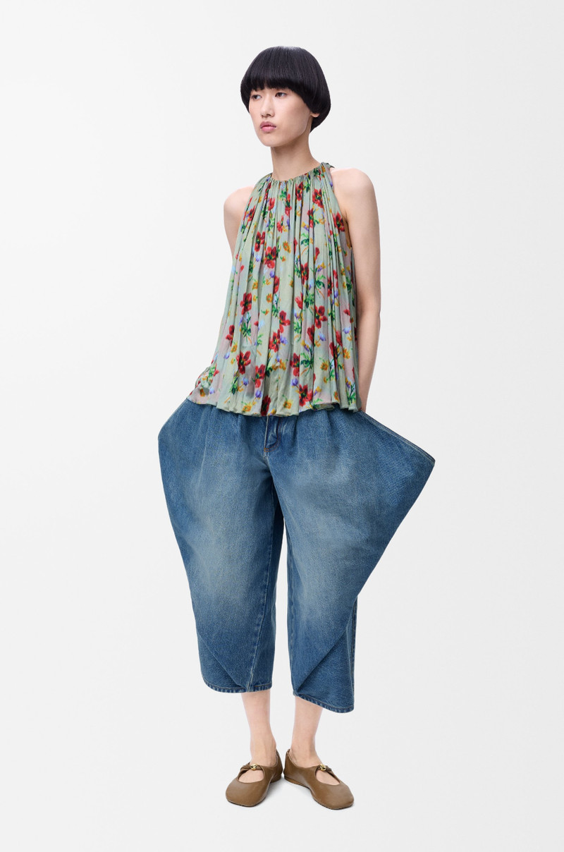 Loewe Trousers in denim outlook