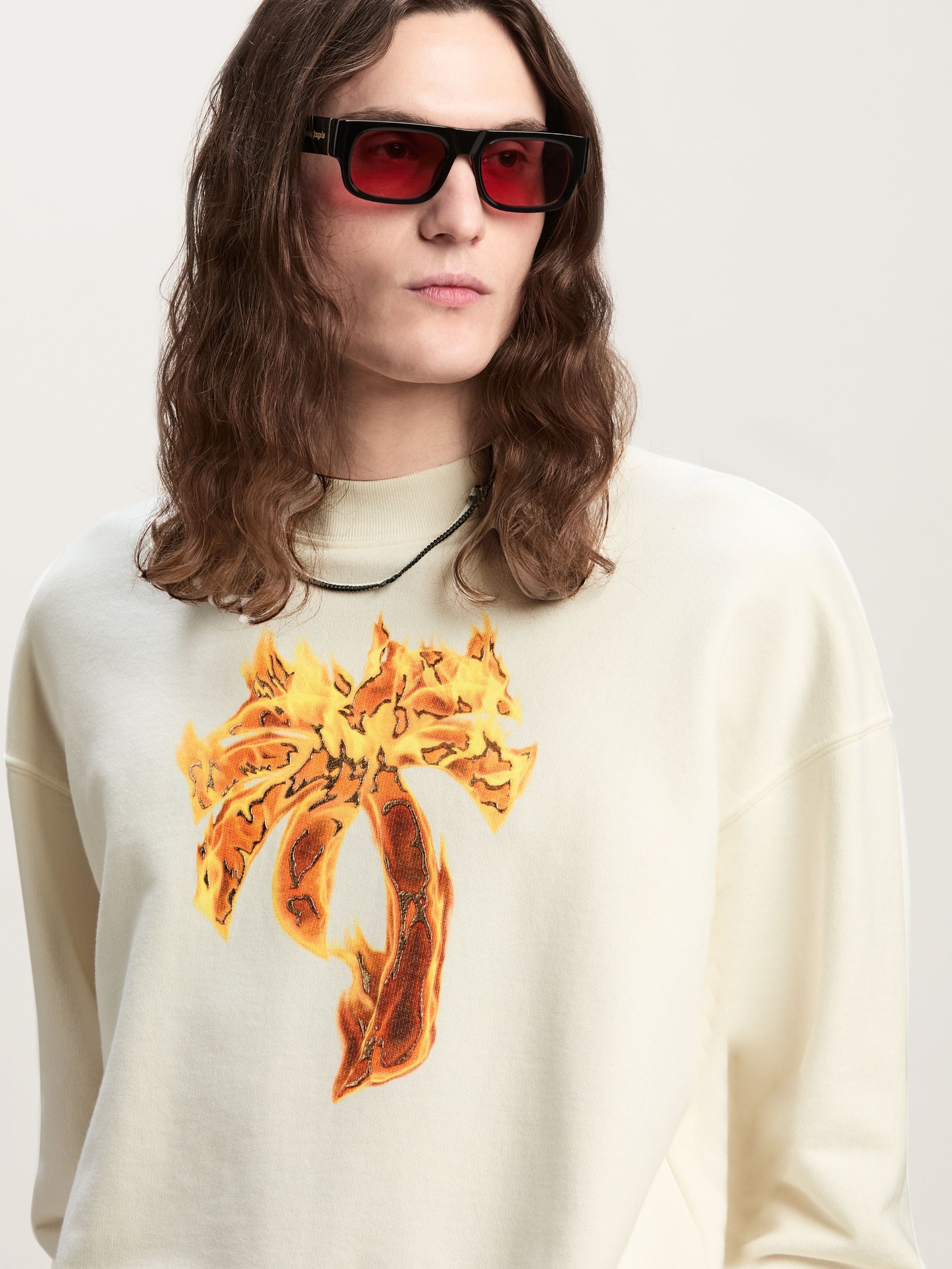 Burning Palm Crewneck Sweatshirt - 6
