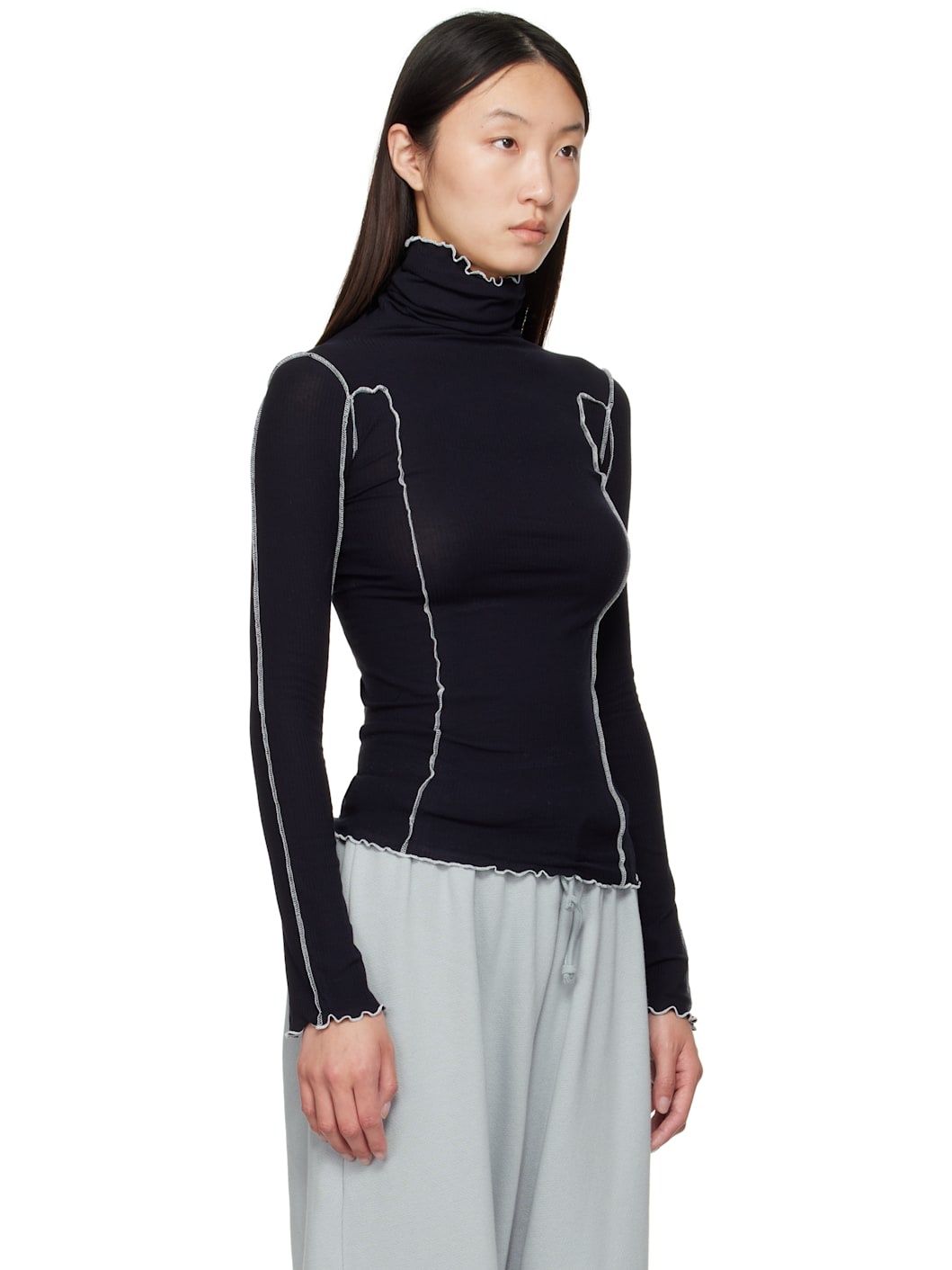 Navy Omato Turtleneck - 2