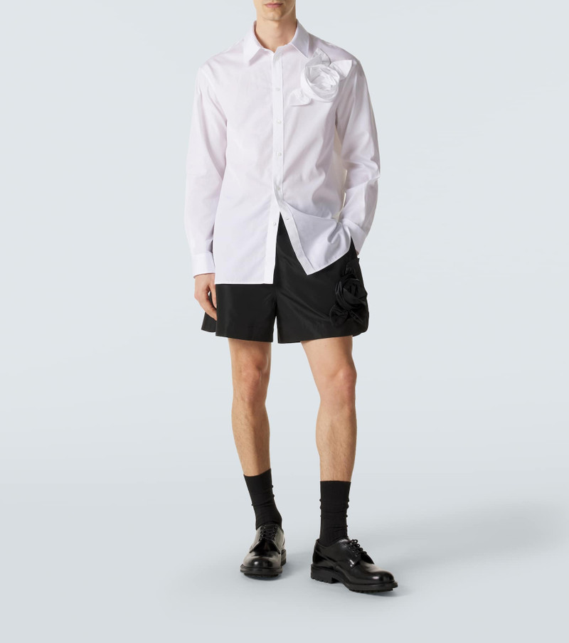 Simone Rocha Floral-appliqué shorts outlook