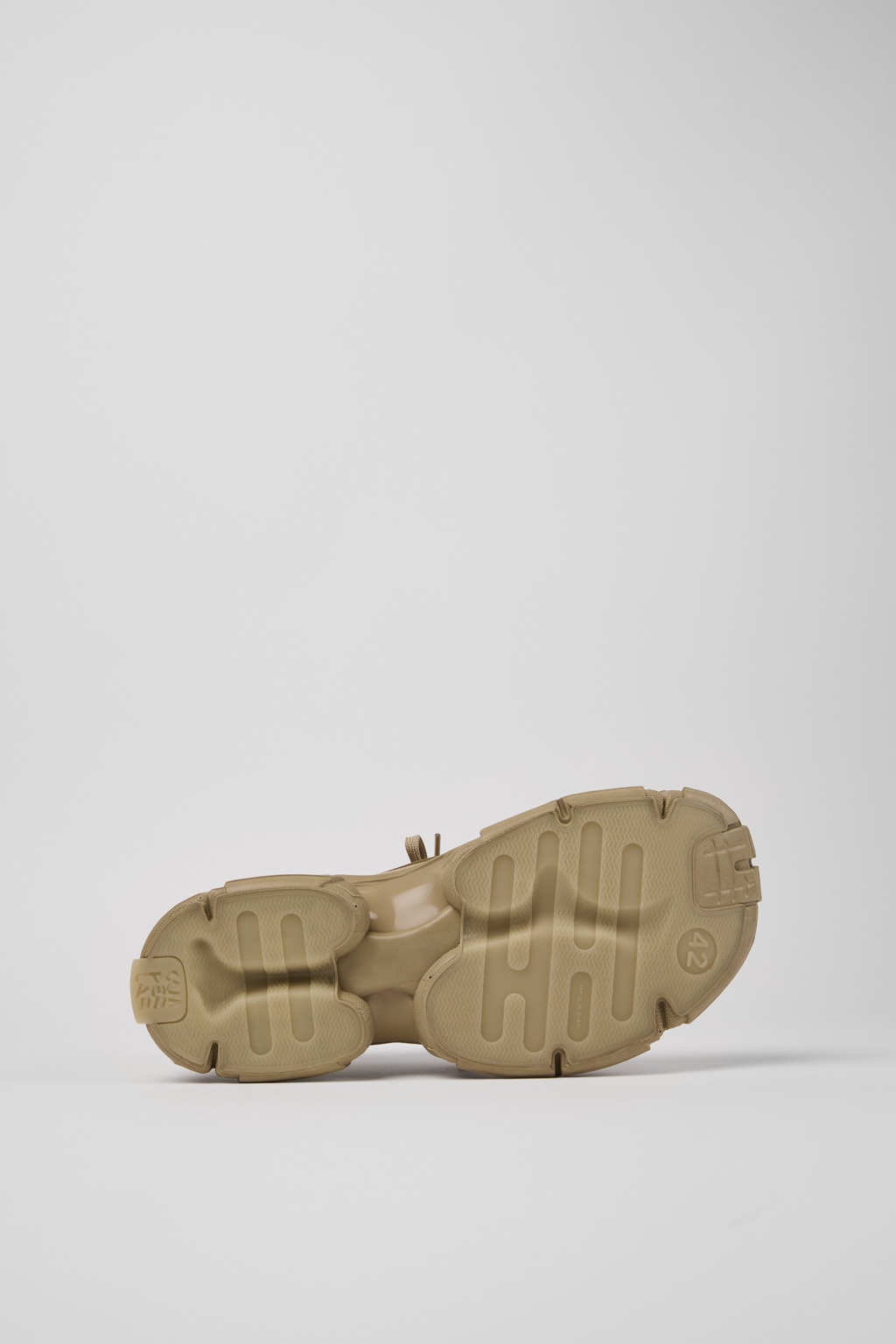 Beige Caged Sneakers - 5