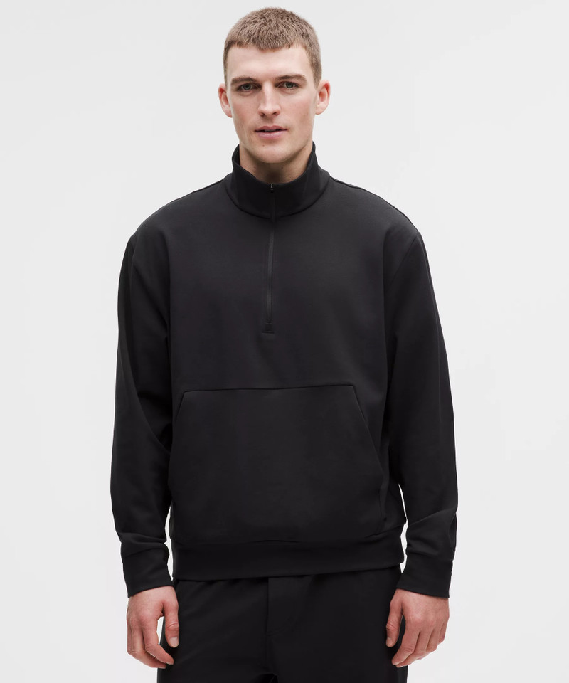 Heavyweight Soft Jersey Half Zip 1