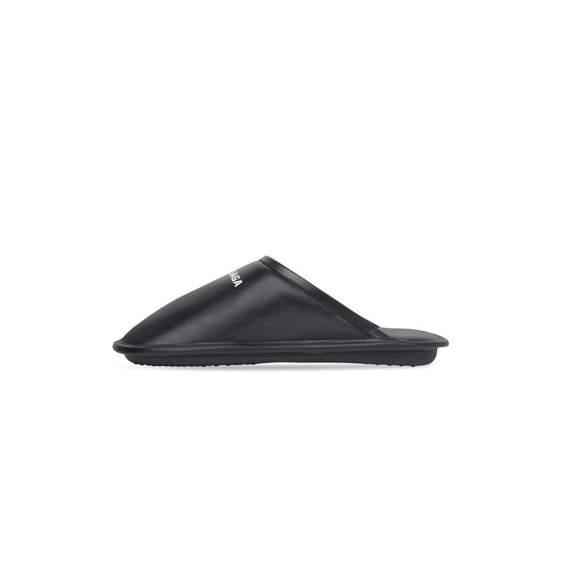 BALENCIAGA Men's Home Slippers in Black outlook