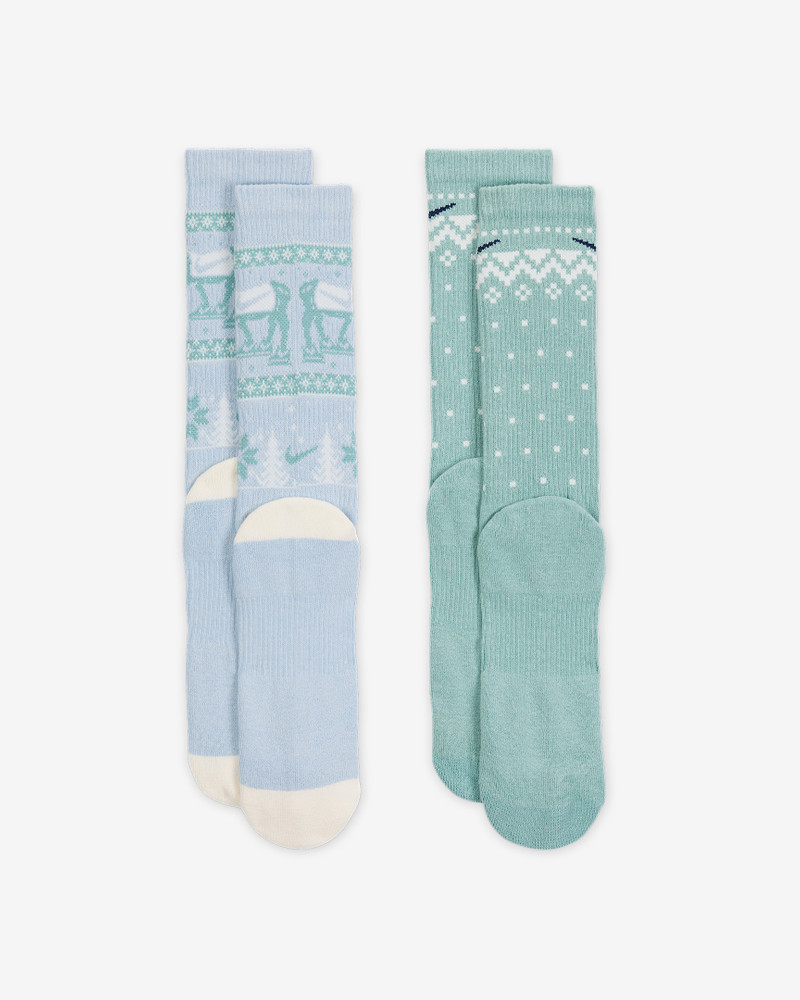 Nike Everyday Plus Cushioned Winter Wonderland Crew Socks (2 Pairs) 3