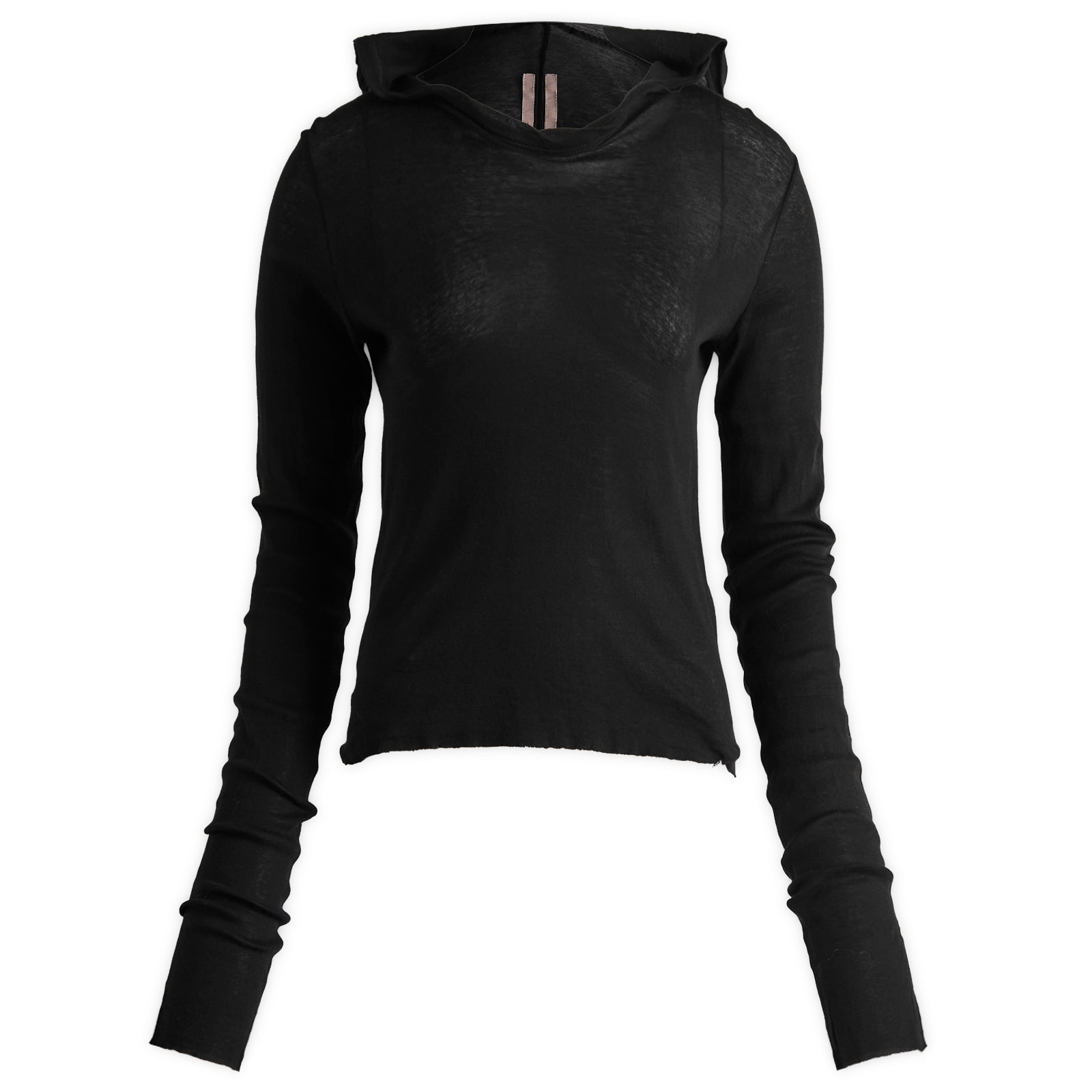 Rick Owens Long Sleeve Hooded Top - 1