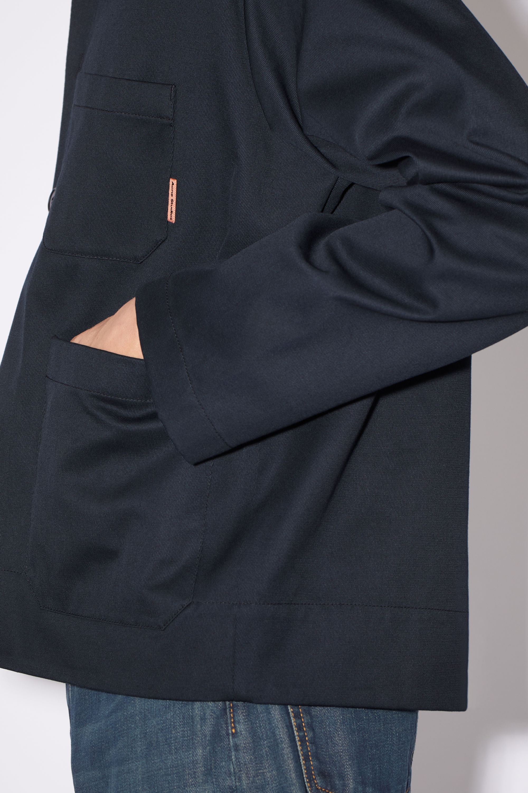 Casual jacket - Navy blue - 5