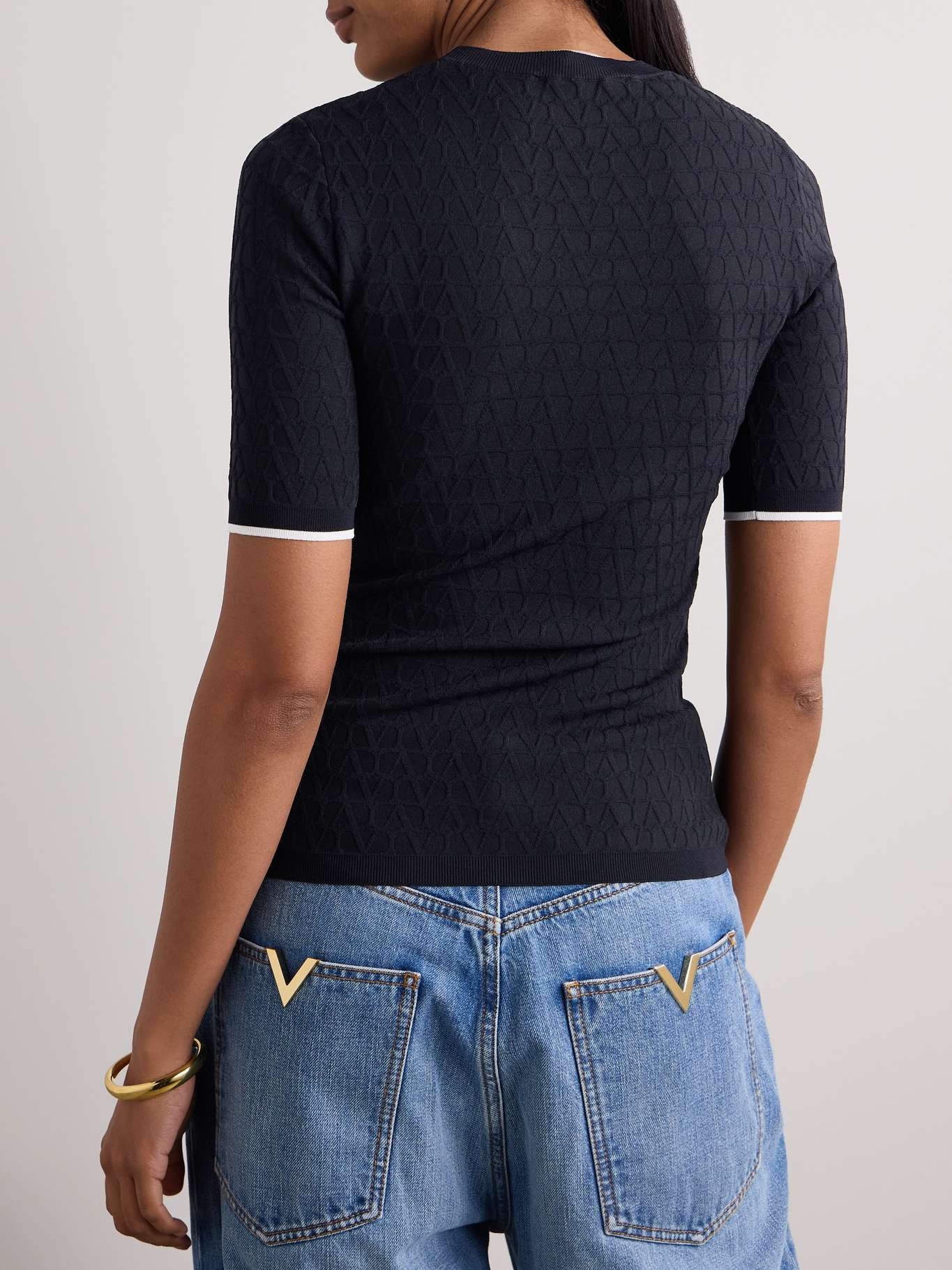 Jacquard-knit sweater - 3