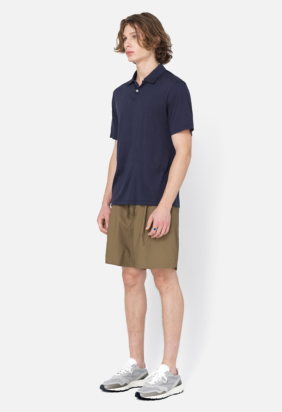 COTTON CASHMERE POLO - 4
