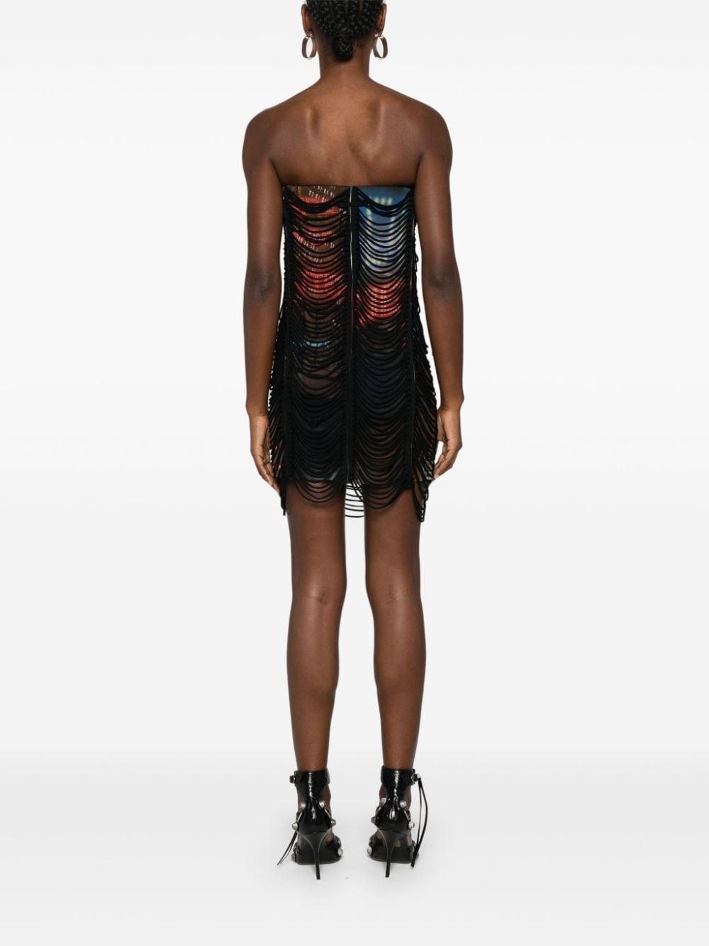 x Shayne Oliver The Slashed City minidress - 4