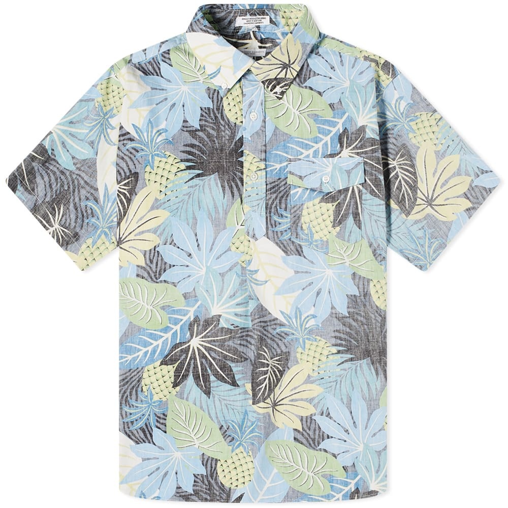 Engineered Garments Short Sleeve Hawaiian Popover Button Down Shirt - 1