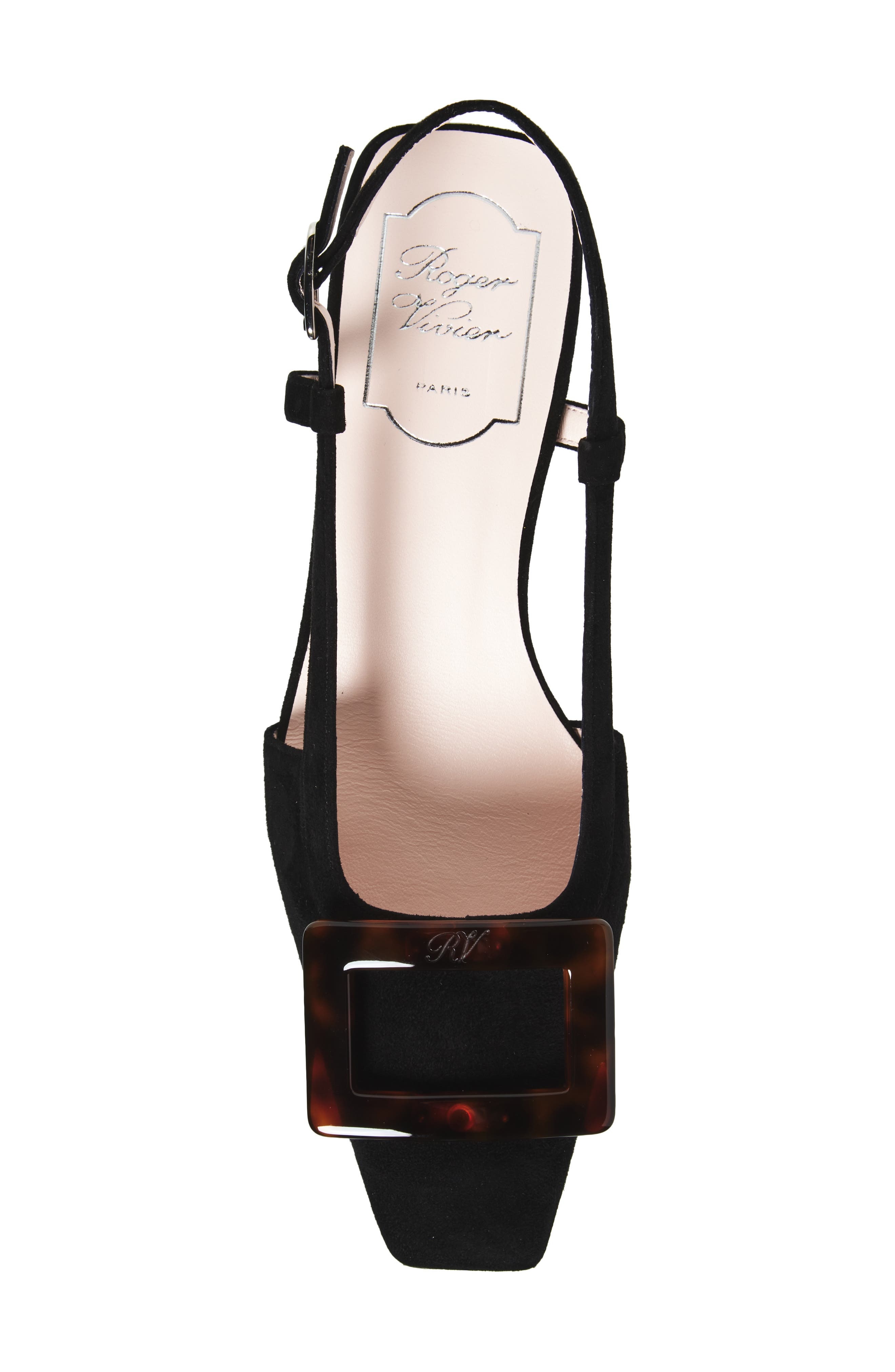Roger Vivier Belle Vivier Slingback Pump in Nero at Nordstrom - 5