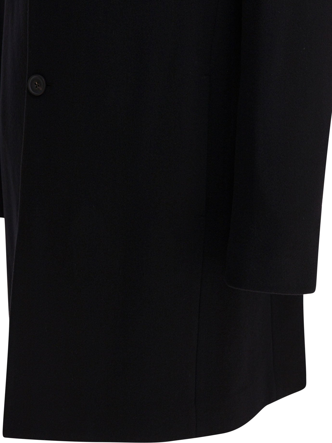 Classic Coat In Italian Wool Blend Coats Black - 4