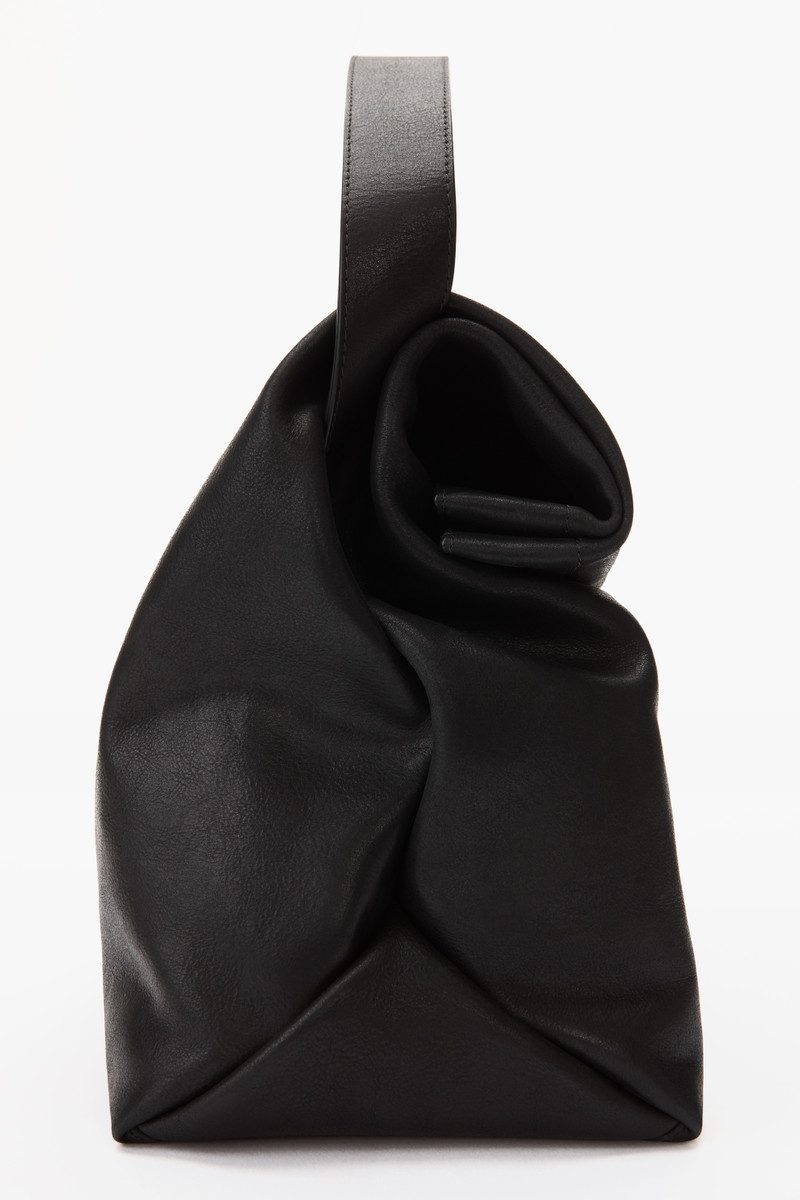 LARGE LUNCH BAG IN WAXED LEATHER 4