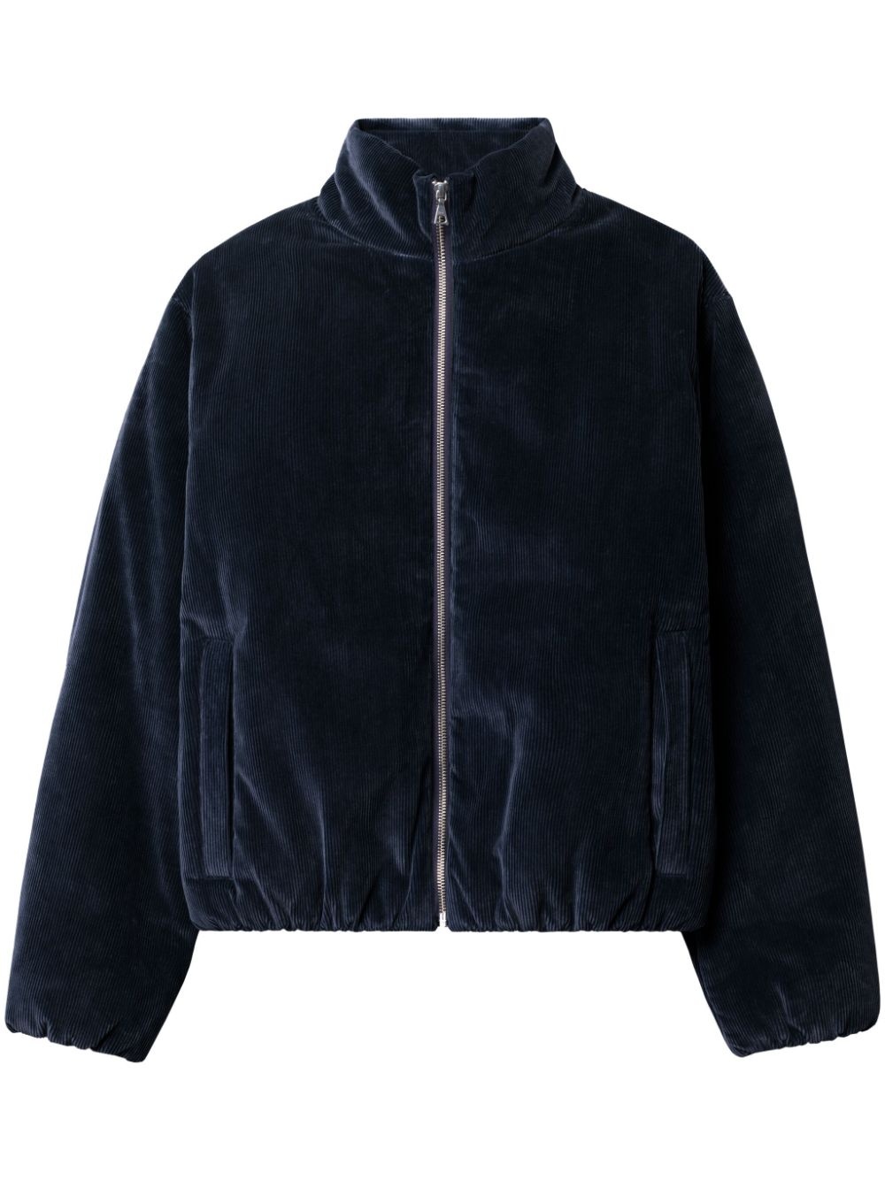 corduroy padded jacket - 1