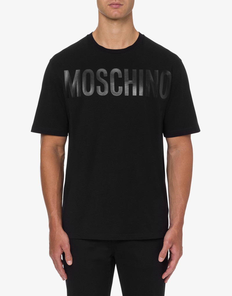 Moschino ORGANIC COTTON T-SHIRT WITH LOGO outlook