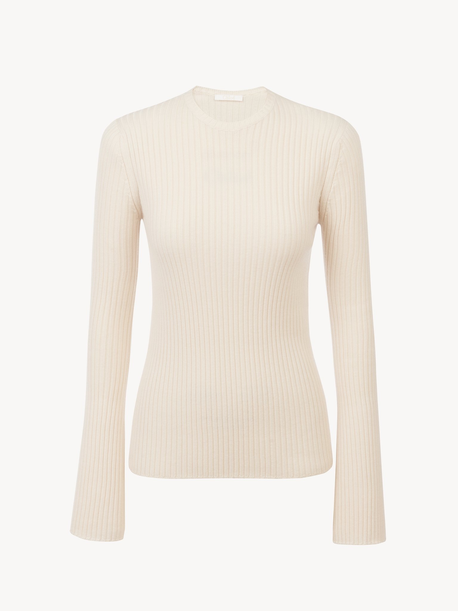 FITTED RIBBED SWEATER - 4