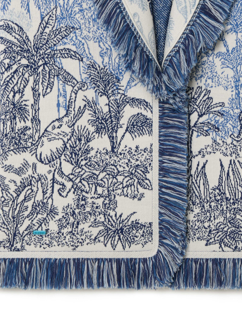 Jungle Toile De Jouy Cardigan 8
