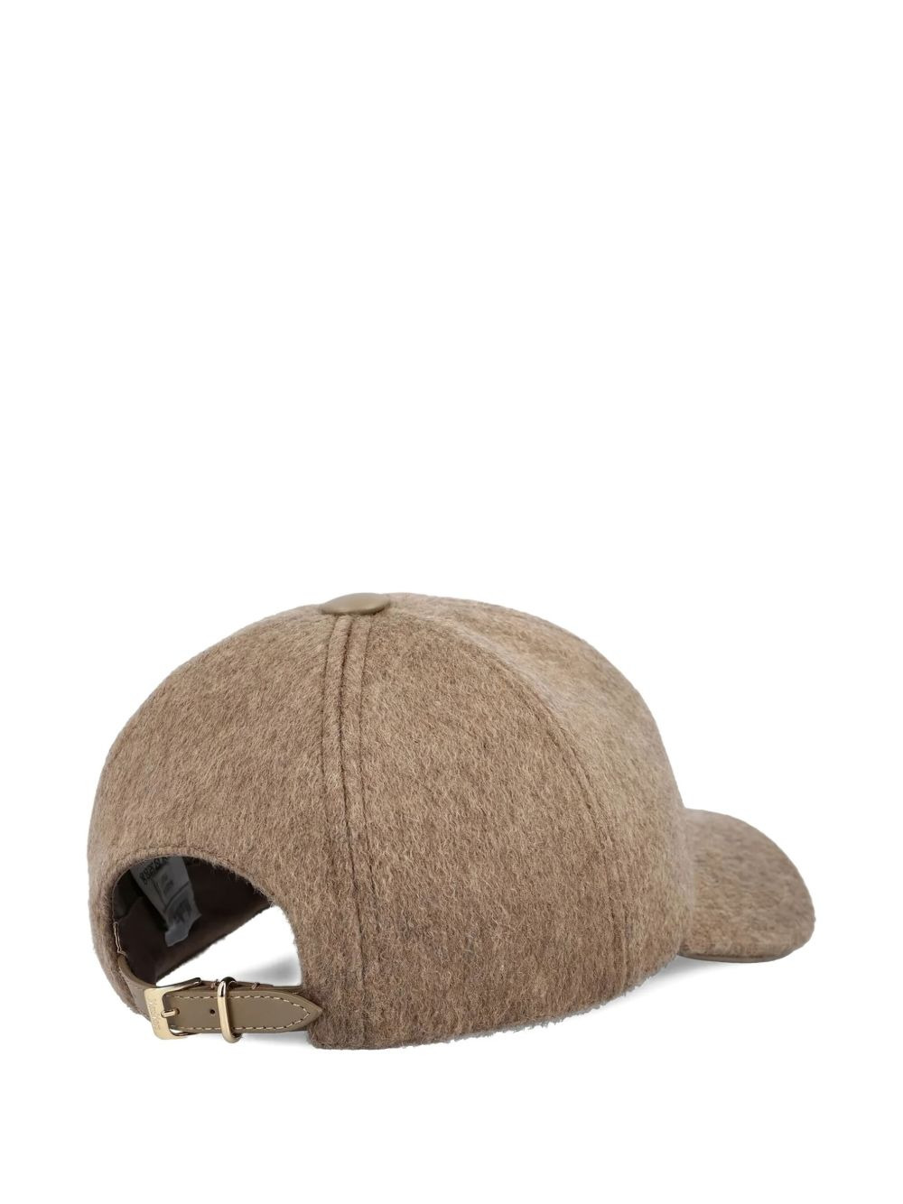 logo-plaque cashmere cap - 3