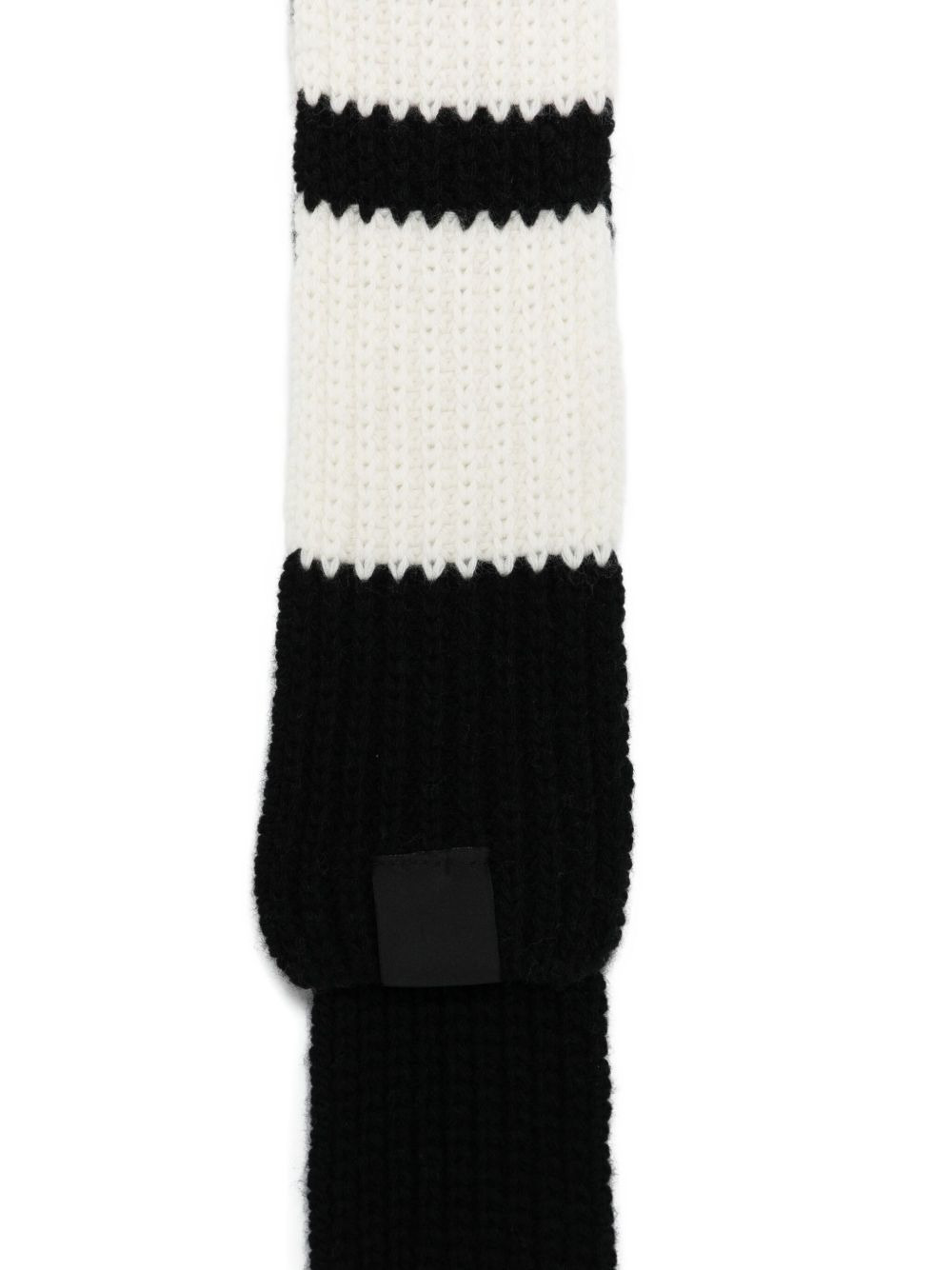 striped wool scarf - 2