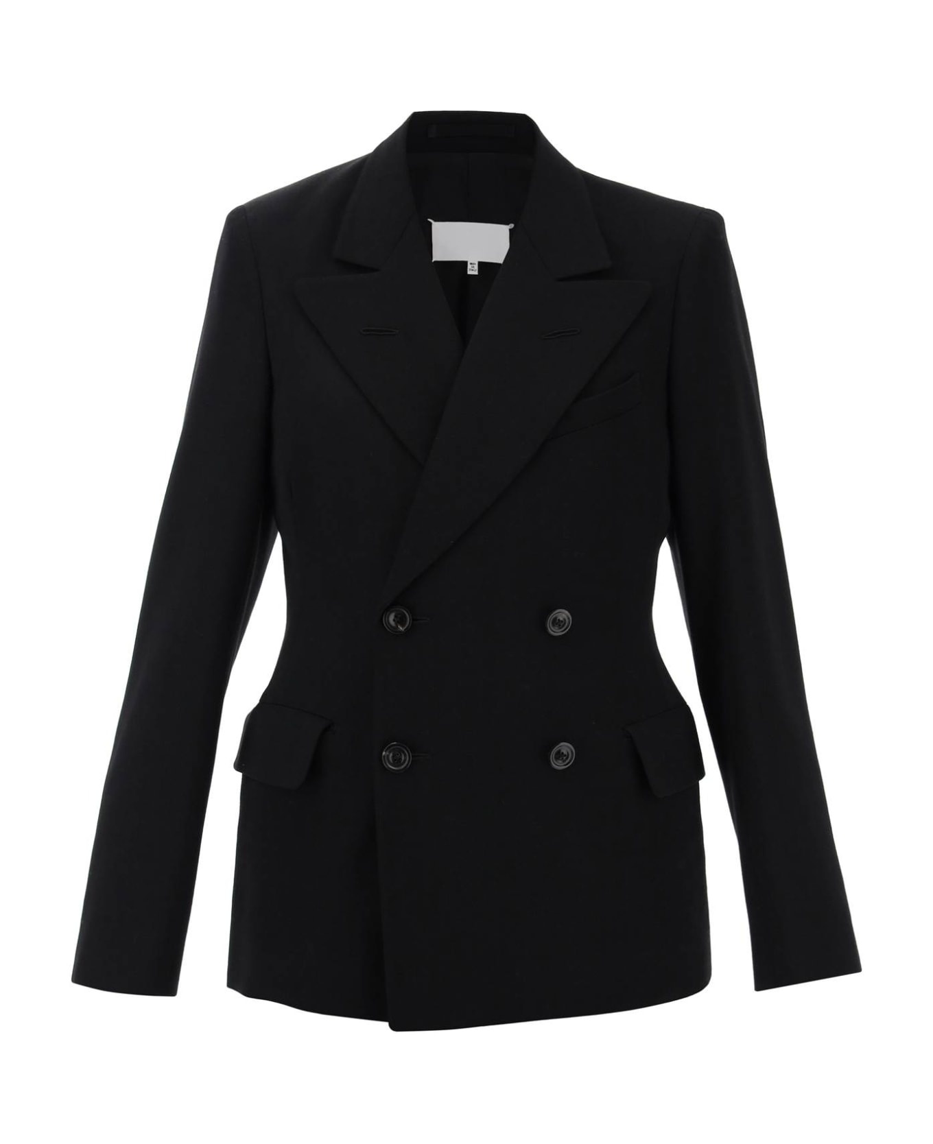 Slim-fit Wool Jacket With A Fitted Waist - 1