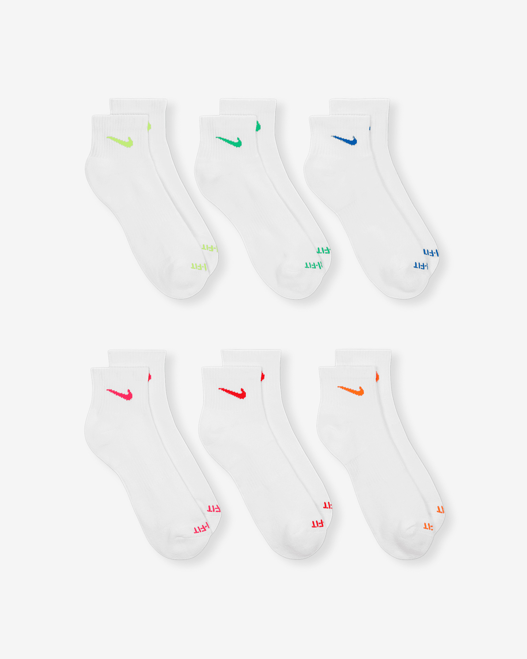Nike Everyday Plus Cushioned Training Ankle Socks (6 Pairs) - 3