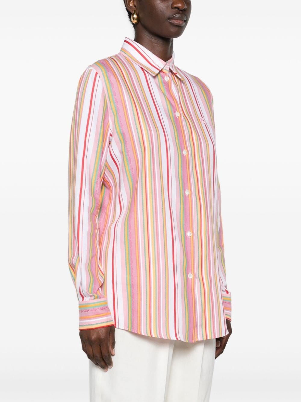 striped cotton shirt - 3