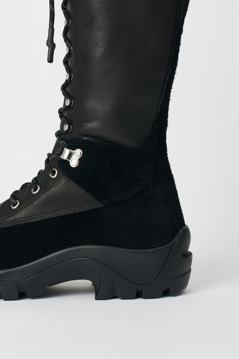Tower Hiker Boot Black Leather 3