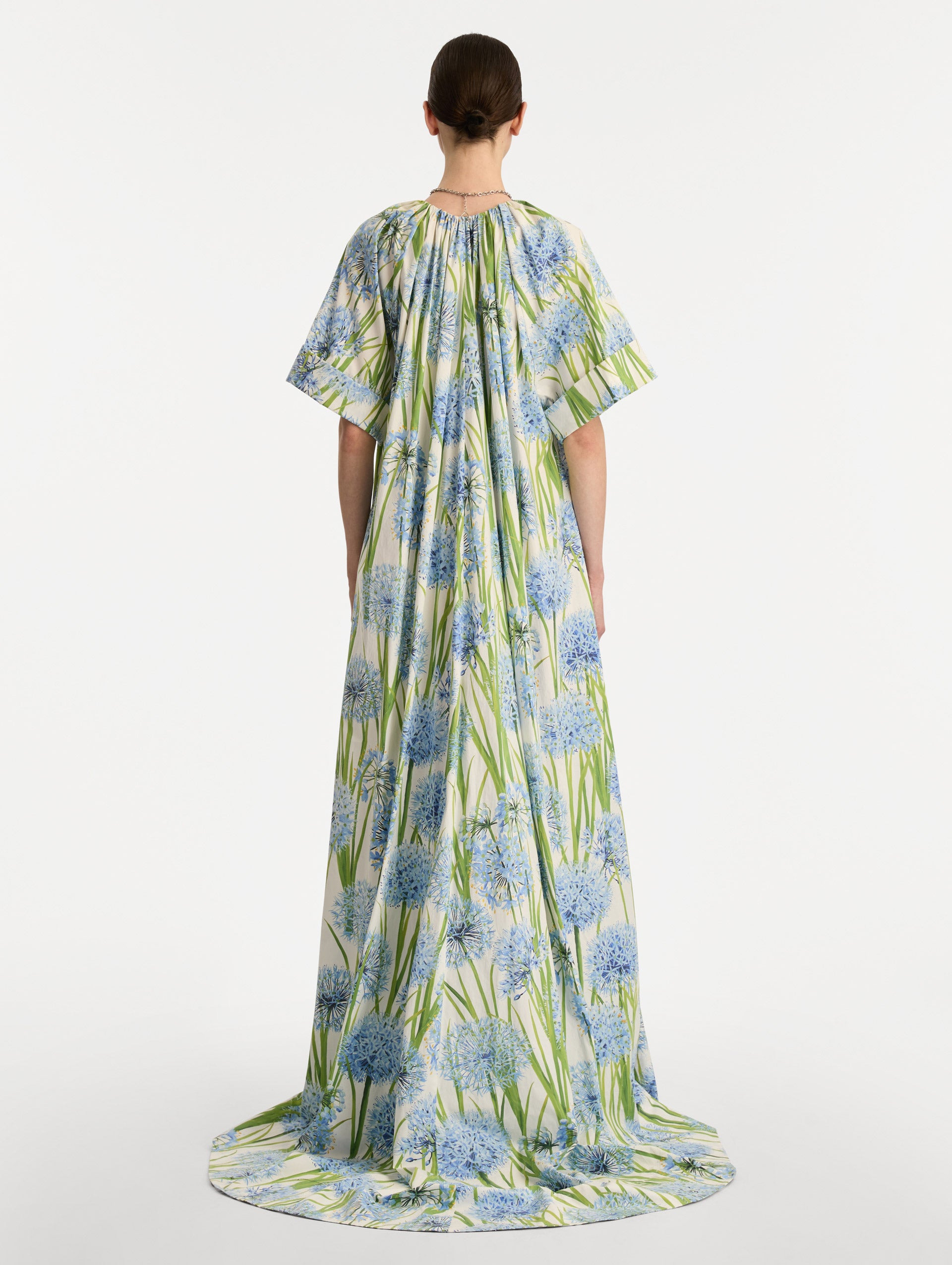 ALLIUM COTTON POPLIN CAFTAN - 3