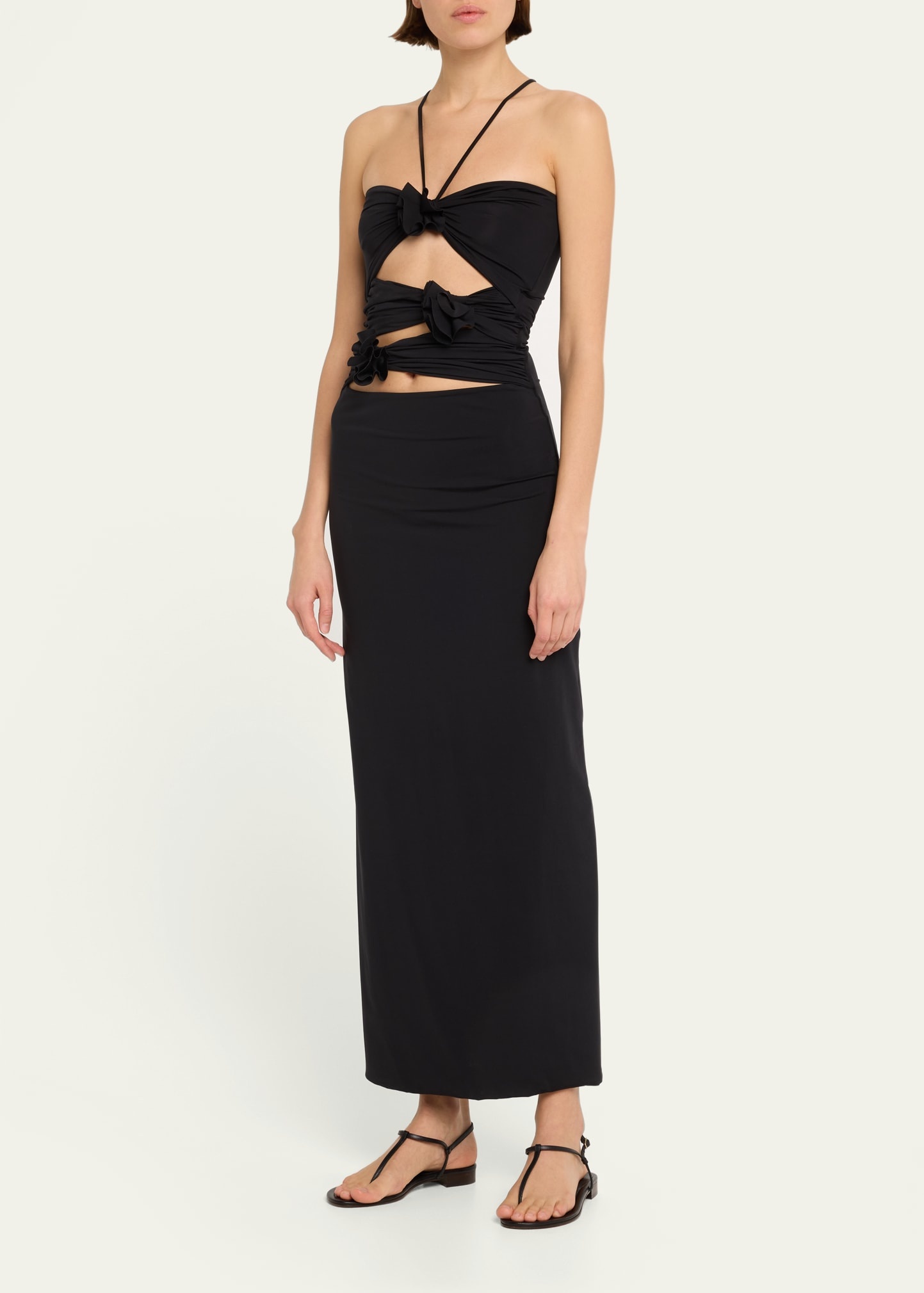 Veranera Cutout Halter Maxi Dress - 4