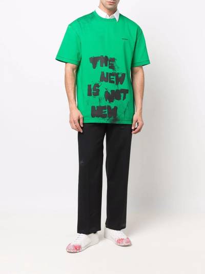 ADER error graffiti-print short-sleeved T-shirt outlook