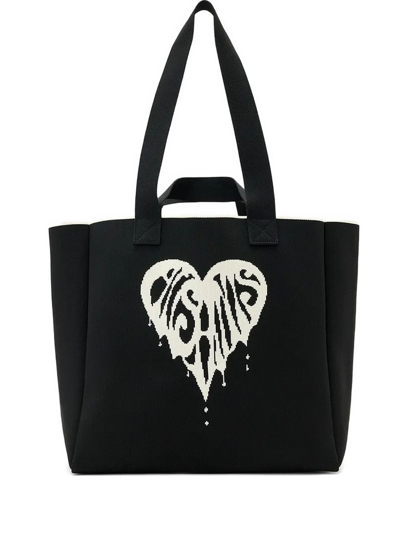 large Izzy heart-print tote bag 1